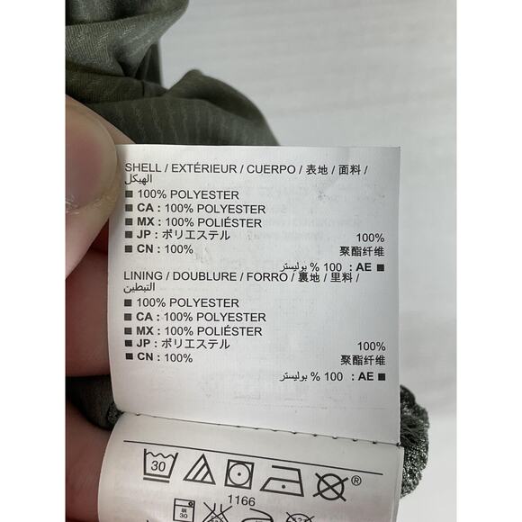 Old Navy Jacket Womens Large Green Active Nylon Lifestyle Sprucelee Windbreaker - Picture 8 of 11